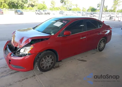 2014 Nissan Sentra Fe+ S/Fe+ Sv/S/Sl/Sr/Sv z USA, uszkodzony, nr VIN 3N1AB7AP8EY234101